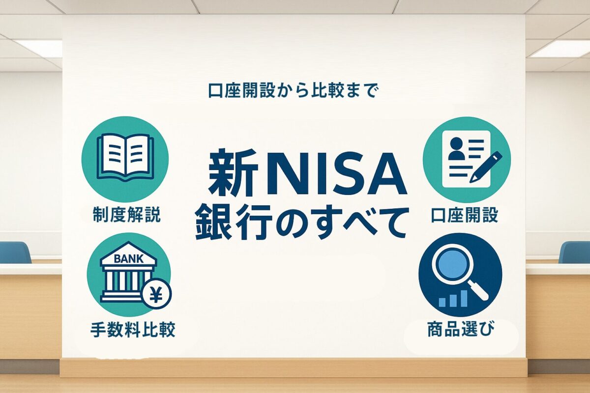 【2025年版】新NISAを銀行で始める完全ガイド｜口座開設から証券会社との比較まで