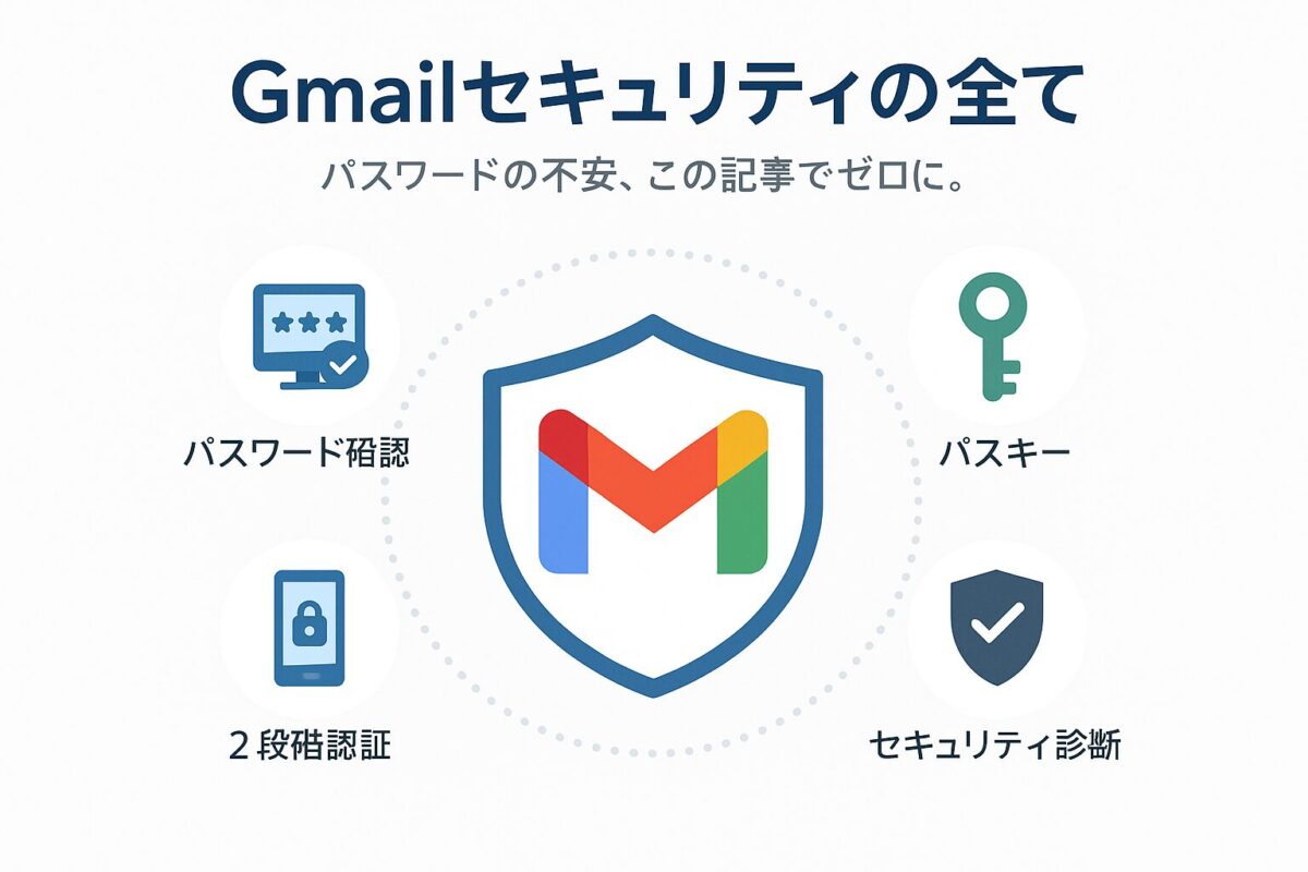 Gmailのパスワード設定とセキュリティ対策の完全ガイド|流出は誤報?パスキーとは?
