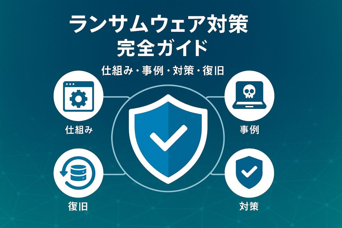 【2025年最新】ランサムウェア対策完全ガイド｜仕組み・事例・中小企業向け対策