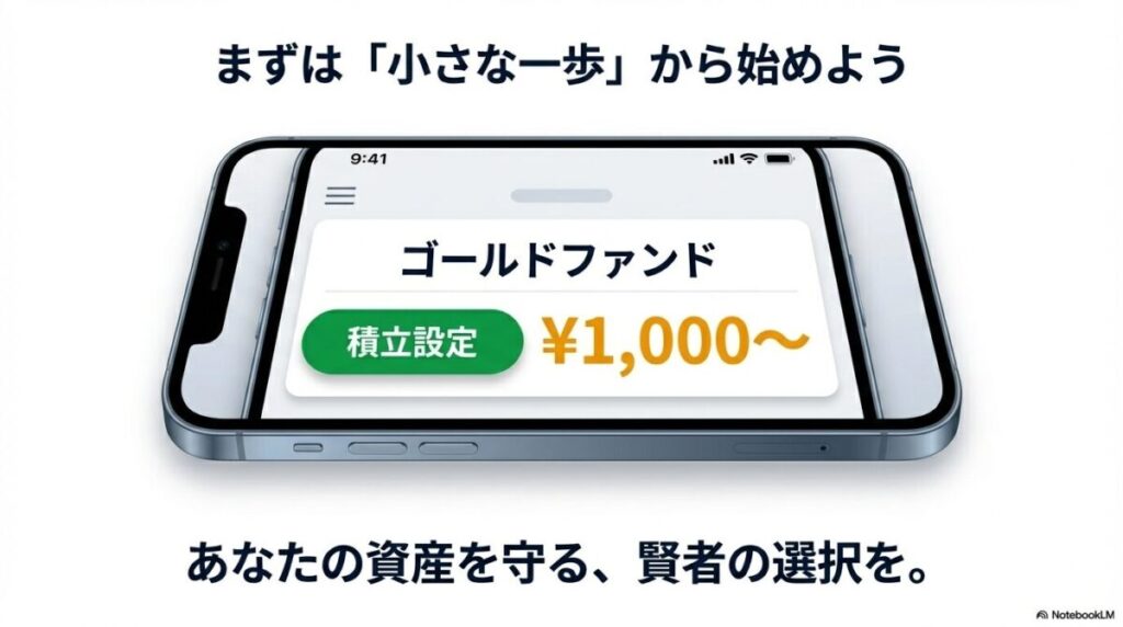 新NISAのゴールド投資、はじめの一歩